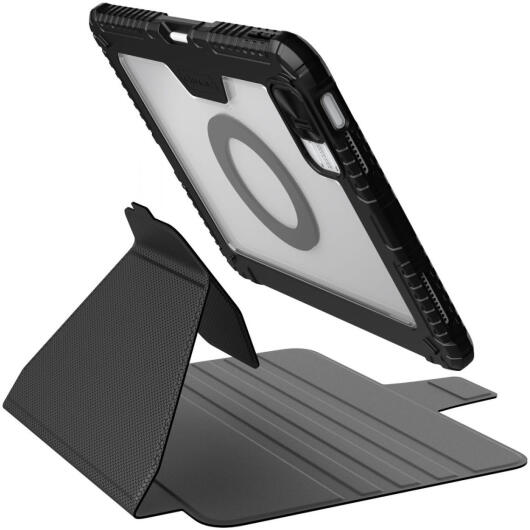 Nillkin Bumper SnapSafe Apple iPad 11 (2025) / 10.9 (2022) Hoes Book Case Zwart afbeelding 1