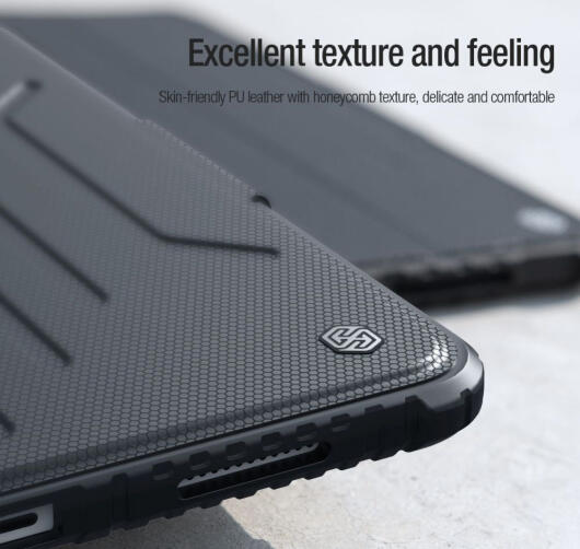 Nillkin Bumper SnapSafe Apple iPad 11 (2025) / 10.9 (2022) Hoes Book Case Zwart afbeelding 12