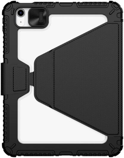 Nillkin Bumper SnapSafe Apple iPad 11 (2025) / 10.9 (2022) Hoes Book Case Zwart afbeelding 15