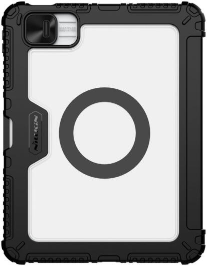 Nillkin Bumper SnapSafe Apple iPad 11 (2025) / 10.9 (2022) Hoes Book Case Zwart afbeelding 19