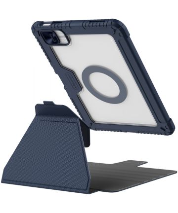 Nillkin Bumper SnapSafe Apple iPad 10.9 (2022) Hoes Book Case Blauw Hoesjes