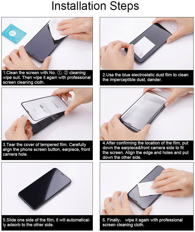 Nillkin Xiaomi 13 Pro Screen Protector 3D Tempered Glass 9H 0.3mm afbeelding 12