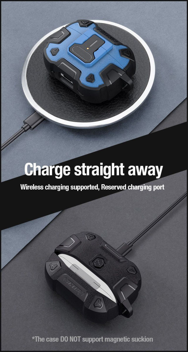 Nillkin Bounce Pro Apple Air Pods Pro Hoesje Zwart afbeelding 8