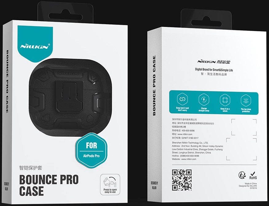 Nillkin Bounce Pro Apple AirPods Pro Hoesje Schokbestendig Groen afbeelding 13