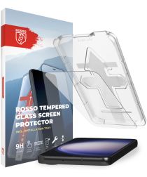 Rosso Samsung Galaxy S23 Plus Tempered Glass Fingerprint Case Friendly