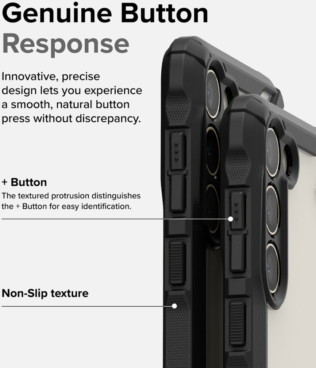 Ringke Fusion X Samsung Galaxy S23 Plus Hoesje Back Cover Zwart afbeelding 10