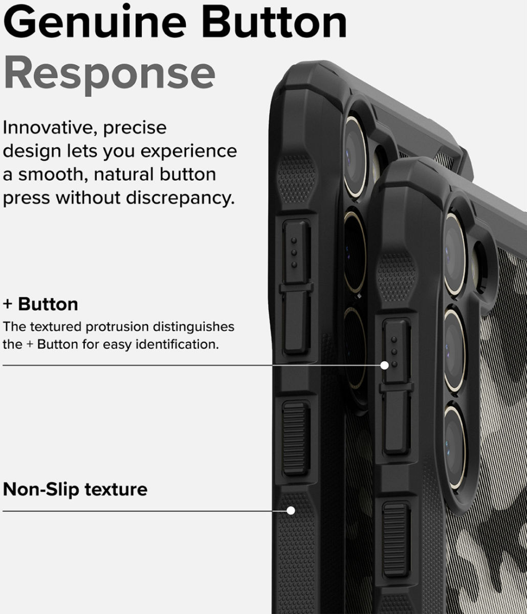 Ringke Fusion X Samsung Galaxy S23 Plus Hoesje Back Cover Camo Zwart afbeelding 11