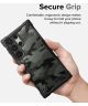 Ringke Fusion X Samsung Galaxy S23 Ultra Hoesje Back Cover Camo Zwart