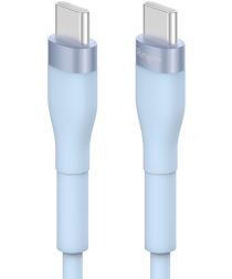 Ringke Pastel 3A USB-C Snellaad Kabel PD 3.0 en QC 3.0 60W 2M Blauw