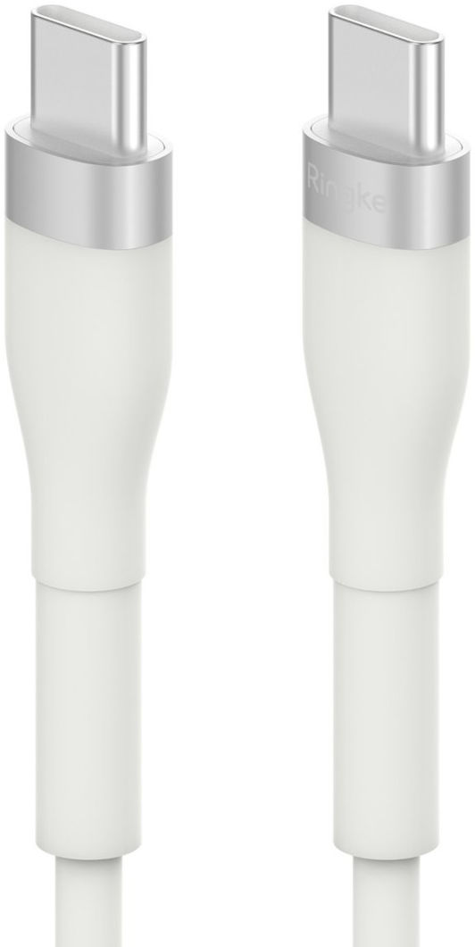 Ringke Pastel 3A USB-C Snellaad Kabel PD 3.0 en QC 3.0 60W 2M Wit afbeelding 1