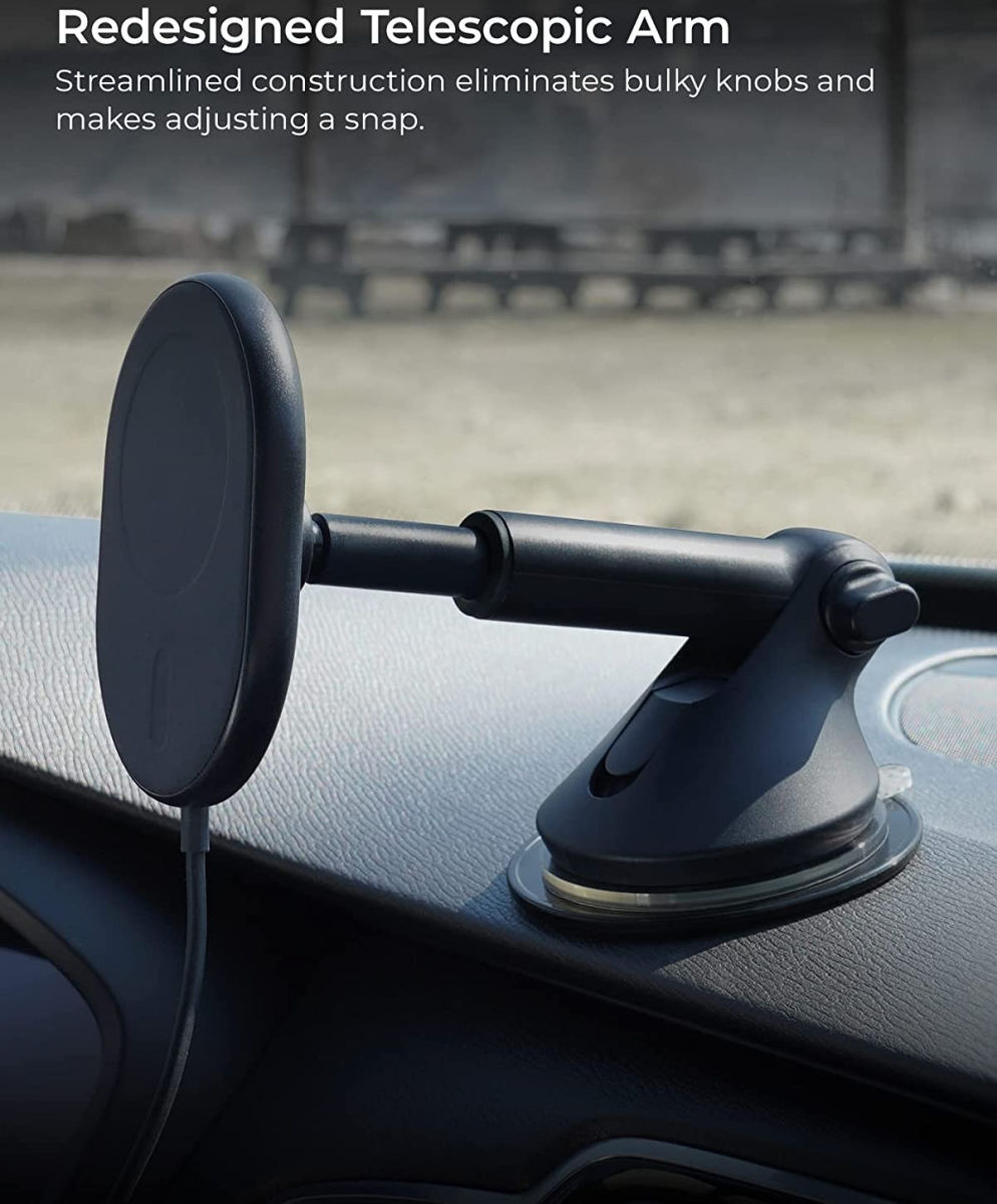 iOttie MagSafe Raam/Dashboard Telefoonhouder Auto met Opladen 7.5W afbeelding 8