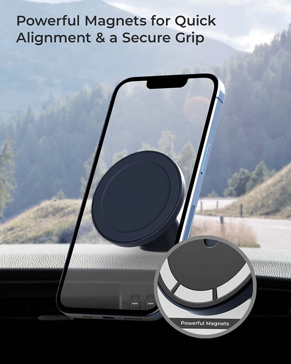 iOttie Velox Magnetische MagSafe Dashboard Telefoonhouder Auto Blauw afbeelding 4
