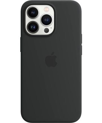 Origineel Apple iPhone 13 Pro Hoesje MagSafe Silicone Case Zwart Hoesjes