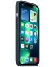 Origineel Apple iPhone 13 Pro Hoesje MagSafe Silicone Case Navy