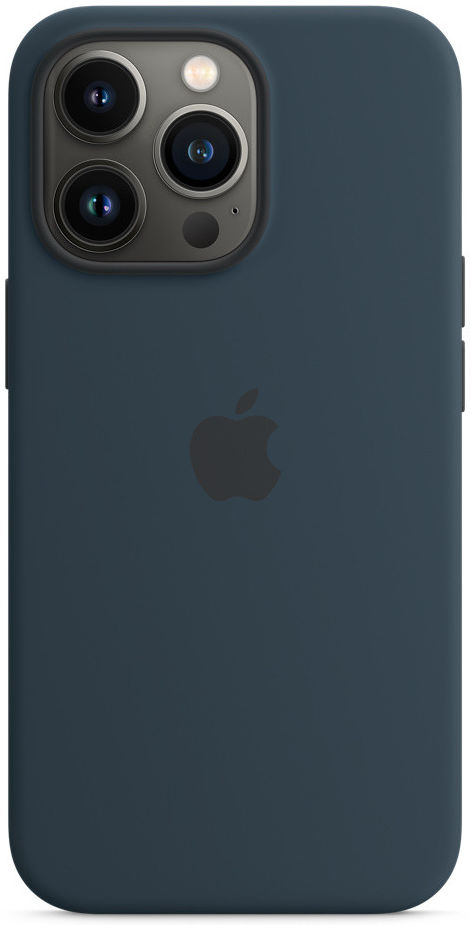 Origineel Apple iPhone 13 Pro Hoesje MagSafe Silicone Case Navy afbeelding 6