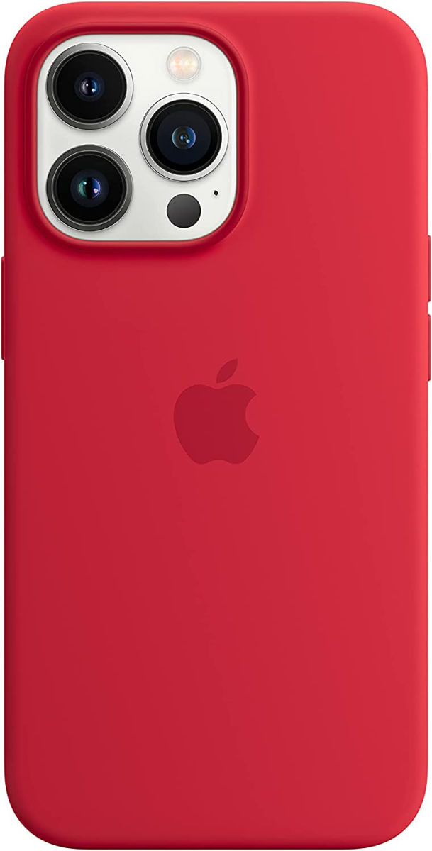 Origineel Apple iPhone 13 Pro Hoesje MagSafe Silicone Case Rood afbeelding 1