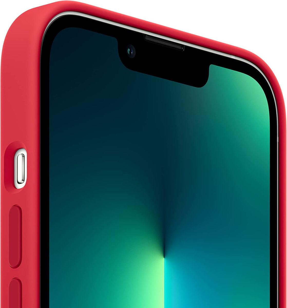 Origineel Apple iPhone 13 Pro Hoesje MagSafe Silicone Case Rood afbeelding 6