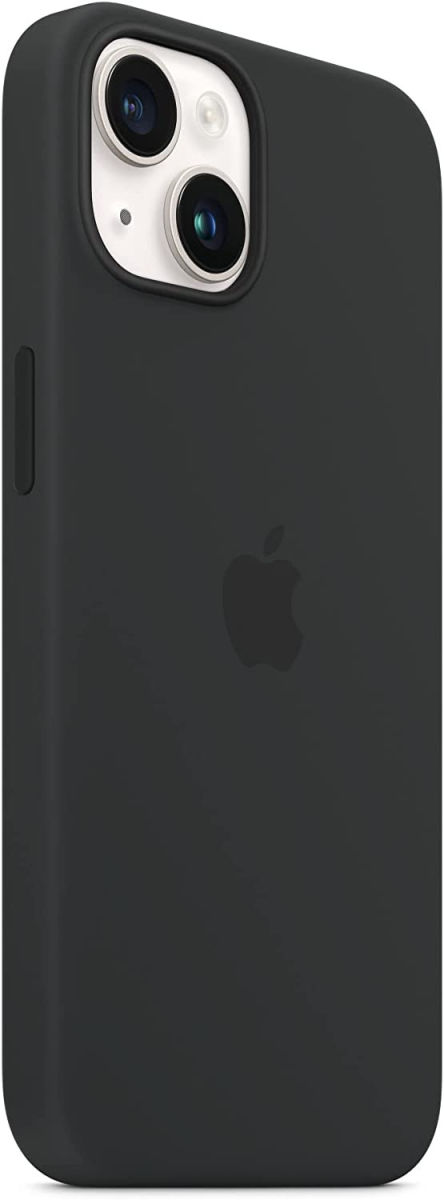 Origineel Apple iPhone 14 Hoesje MagSafe Silicone Case Zwart afbeelding 2