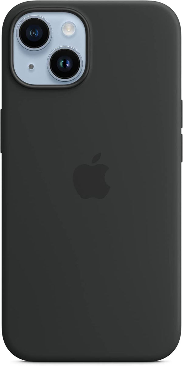 Origineel Apple iPhone 14 Hoesje MagSafe Silicone Case Zwart afbeelding 5