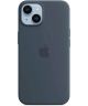 Origineel Apple iPhone 14 Hoesje MagSafe Silicone Case Blauw
