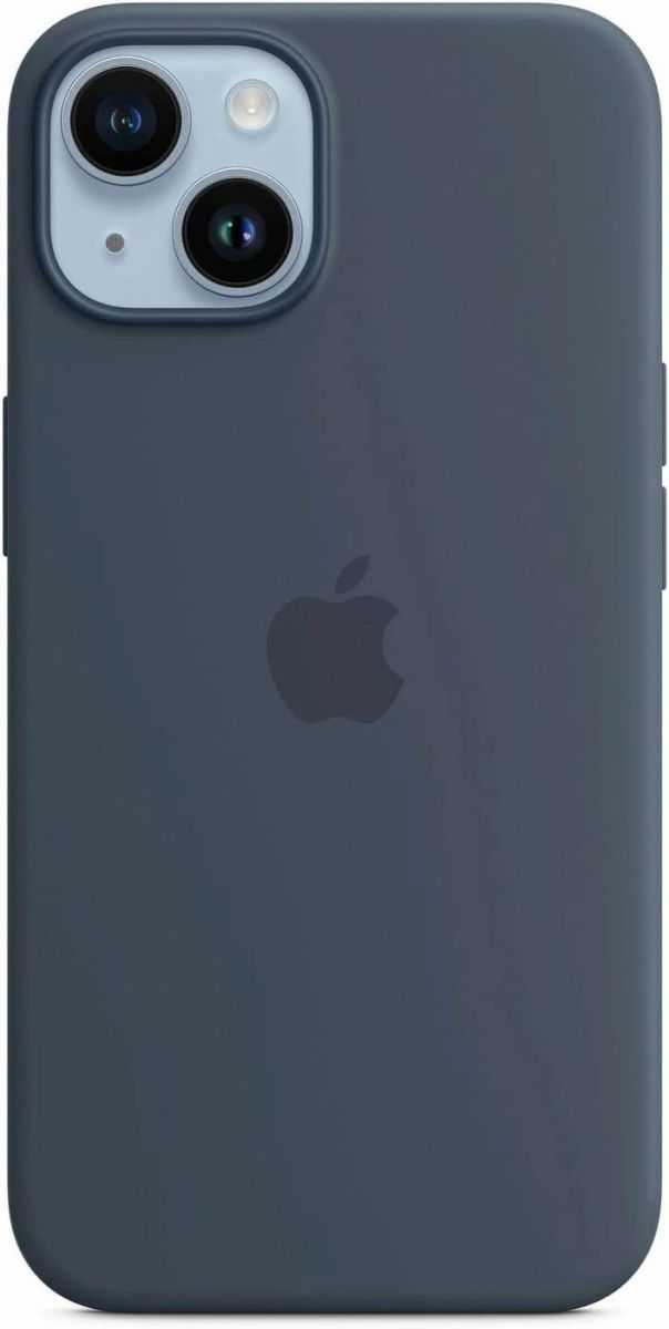 Origineel Apple iPhone 14 Hoesje MagSafe Silicone Case Blauw afbeelding 5