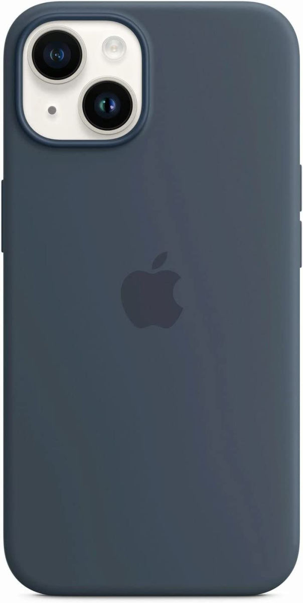 Origineel Apple iPhone 14 Hoesje MagSafe Silicone Case Blauw afbeelding 1