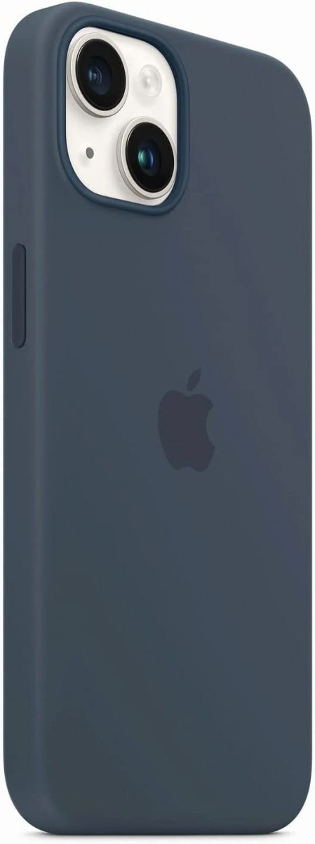Origineel Apple iPhone 14 Hoesje MagSafe Silicone Case Blauw afbeelding 2