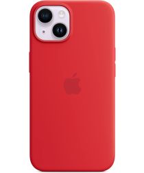 Origineel Apple iPhone 14 Hoesje MagSafe Silicone Case Rood