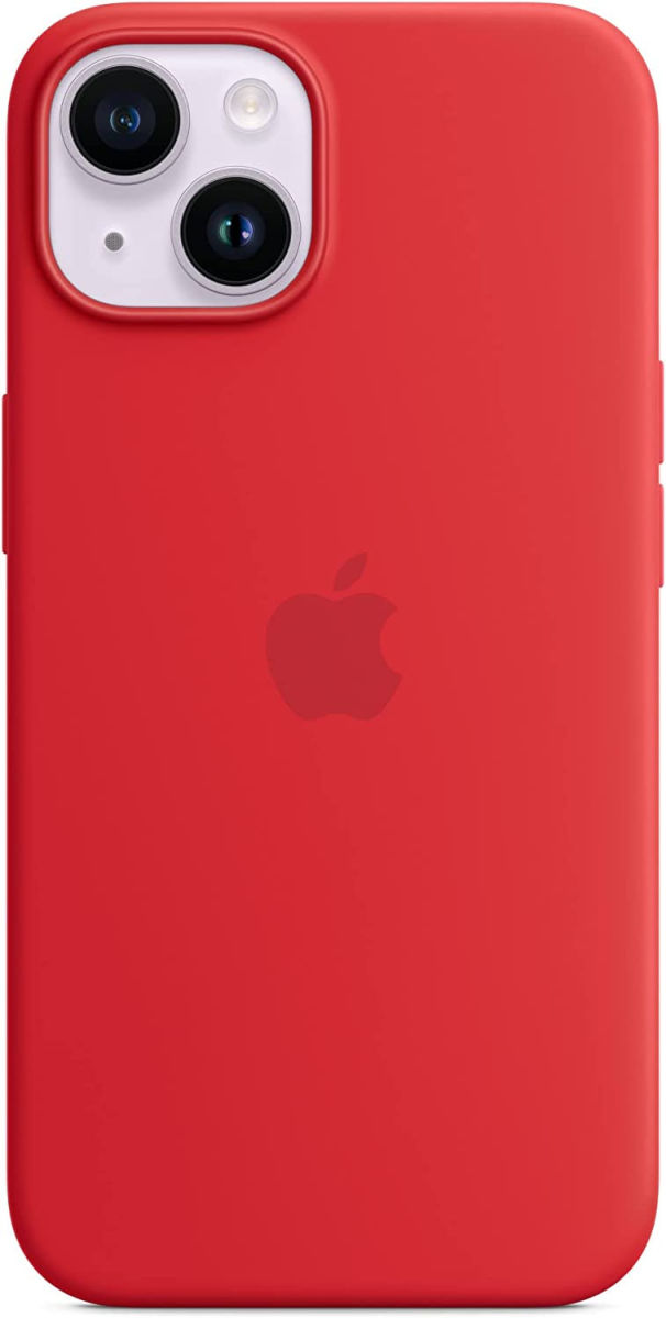 Origineel Apple iPhone 14 Hoesje MagSafe Silicone Case Rood afbeelding 1