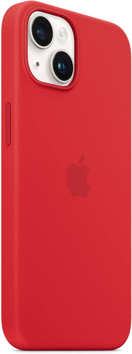 Origineel Apple iPhone 14 Hoesje MagSafe Silicone Case Rood afbeelding 2