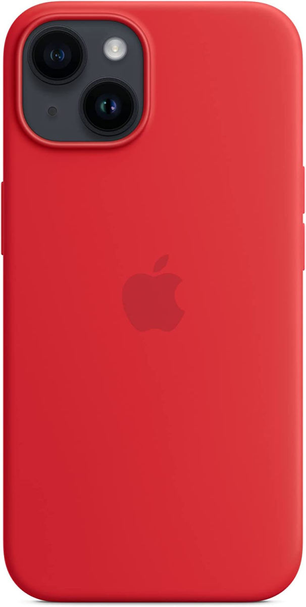 Origineel Apple iPhone 14 Hoesje MagSafe Silicone Case Rood afbeelding 6