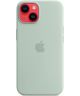 Origineel Apple iPhone 14 Hoesje MagSafe Silicone Case Groen