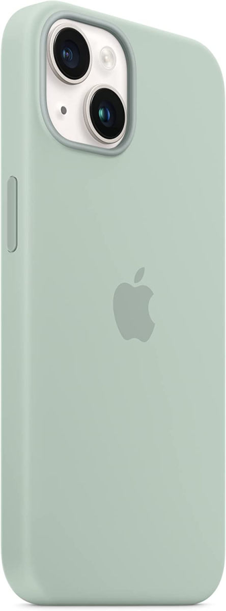 Origineel Apple iPhone 14 Hoesje MagSafe Silicone Case Groen afbeelding 3