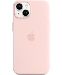 Origineel Apple iPhone 14 Hoesje MagSafe Silicone Case Roze