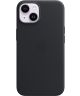 Origineel Apple iPhone 14 Hoesje MagSafe Leather Case Zwart
