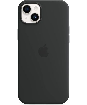 Origineel Apple iPhone 14 Plus Hoesje MagSafe Silicone Case Zwart Hoesjes