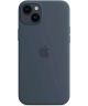 Origineel Apple iPhone 14 Plus Hoesje MagSafe Silicone Case Blauw