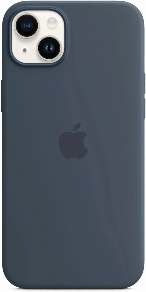Origineel Apple iPhone 14 Plus Hoesje MagSafe Silicone Case Blauw afbeelding 1