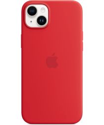 Origineel Apple iPhone 14 Plus Hoesje MagSafe Silicone Case Rood