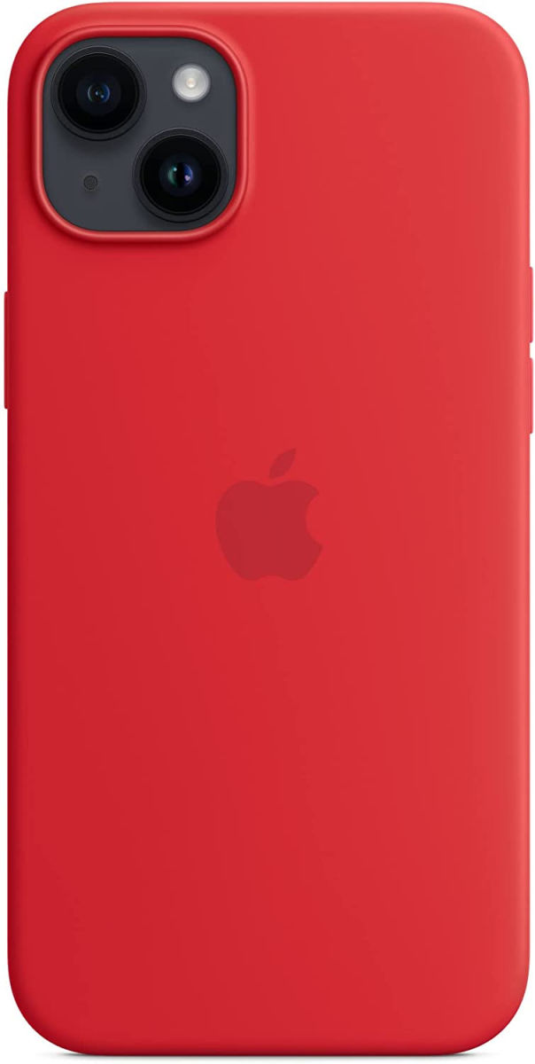 Origineel Apple iPhone 14 Plus Hoesje MagSafe Silicone Case Rood afbeelding 3