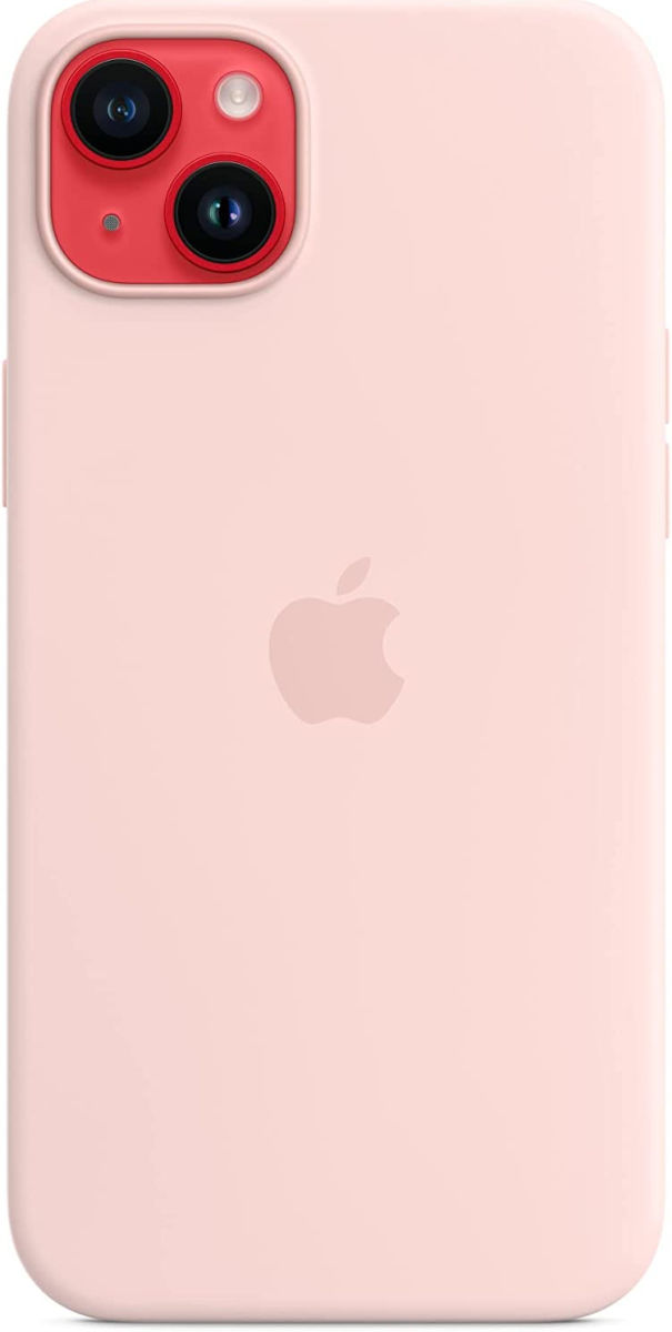 Origineel Apple iPhone 14 Plus Hoesje MagSafe Silicone Case Roze afbeelding 2