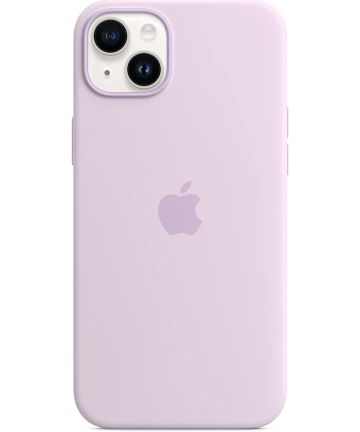Origineel Apple iPhone 14 Plus Hoesje MagSafe Silicone Case Paars Hoesjes