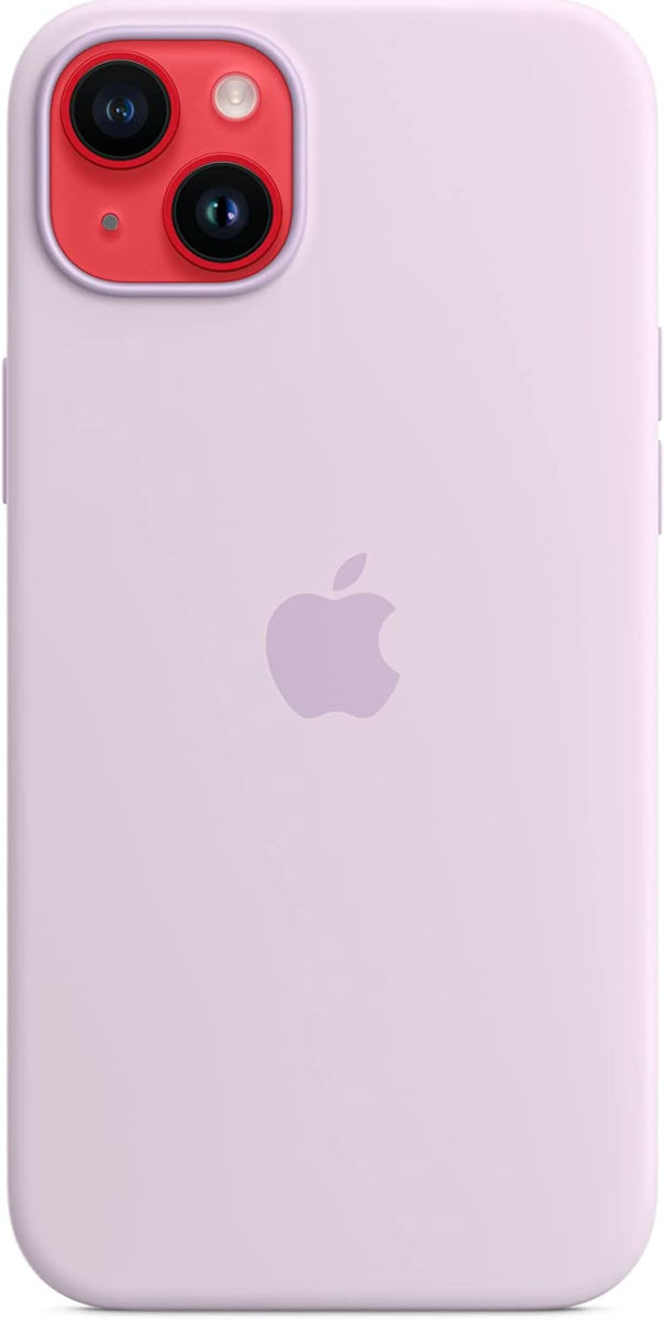 Origineel Apple iPhone 14 Plus Hoesje MagSafe Silicone Case Paars afbeelding 2