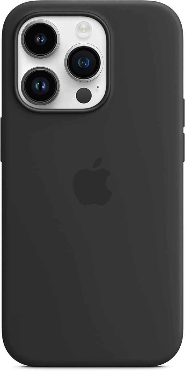 Origineel Apple iPhone 14 Pro Hoesje MagSafe Silicone Case Zwart afbeelding 1