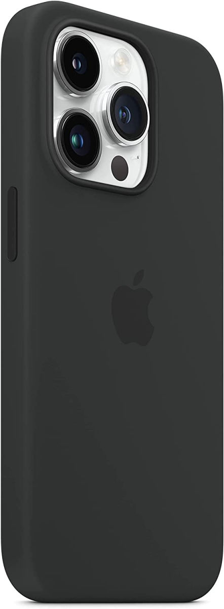 Origineel Apple iPhone 14 Pro Hoesje MagSafe Silicone Case Zwart afbeelding 2