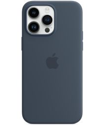 Origineel Apple iPhone 14 Pro Max Hoesje MagSafe Silicone Case Blauw
