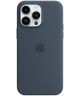 Origineel Apple iPhone 14 Pro Max Hoesje MagSafe Silicone Case Blauw