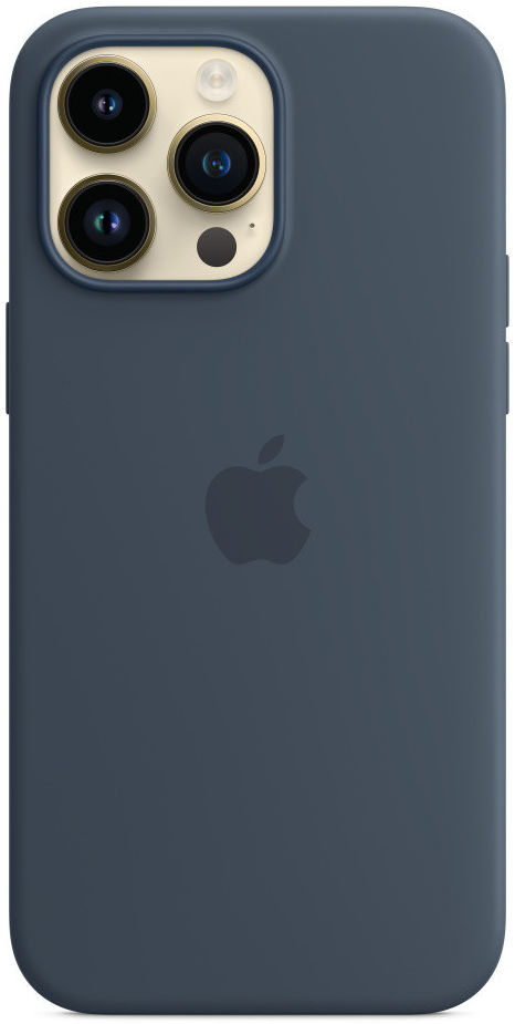 Origineel Apple iPhone 14 Pro Max Hoesje MagSafe Silicone Case Blauw afbeelding 3