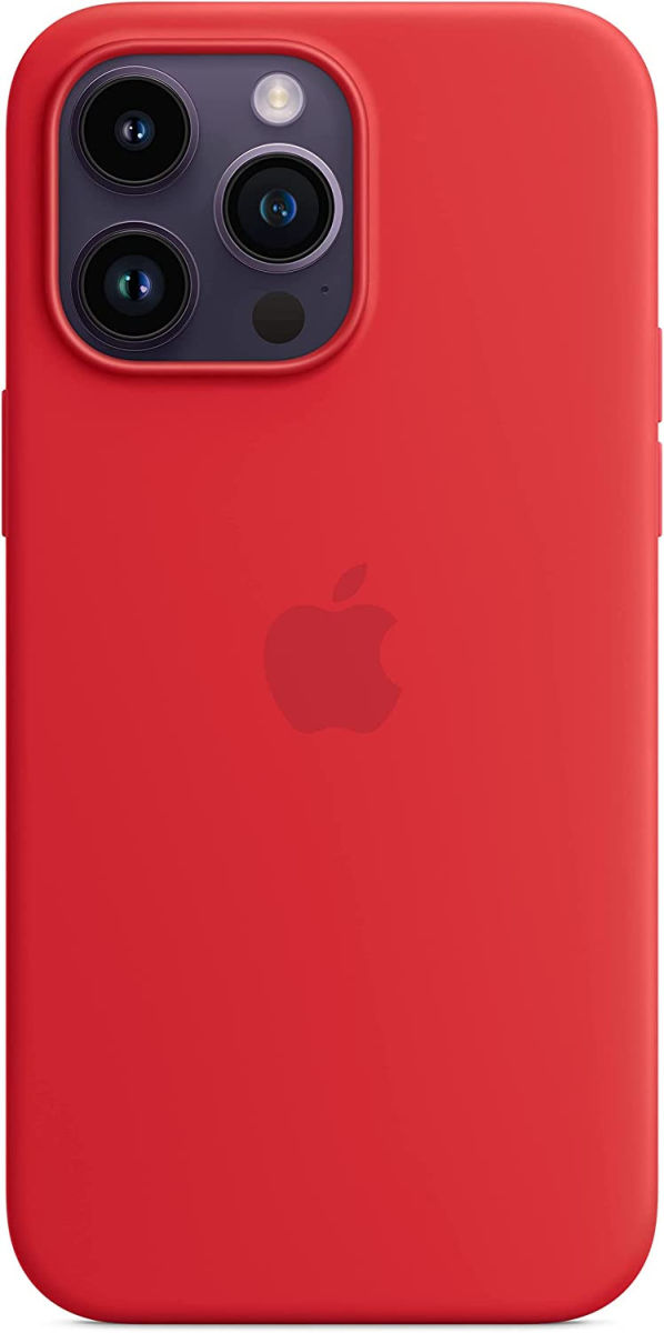 Origineel Apple iPhone 14 Pro Max Hoesje MagSafe Silicone Case Rood afbeelding 2