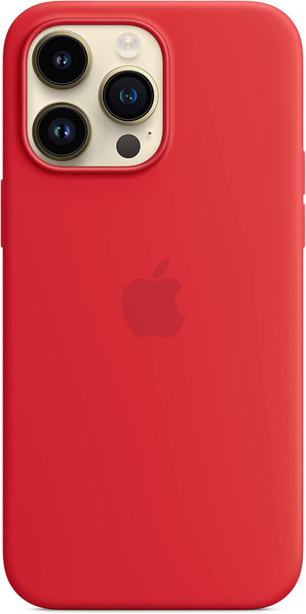 Origineel Apple iPhone 14 Pro Max Hoesje MagSafe Silicone Case Rood afbeelding 3
